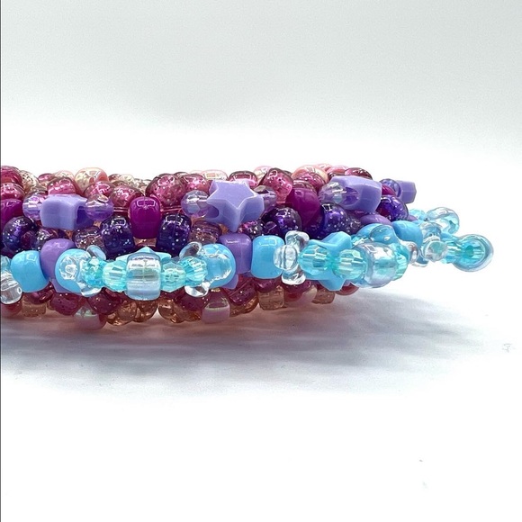 🍬🍭✨”Candy Sparkle” Kandi Cuff - Picture 4 of 4